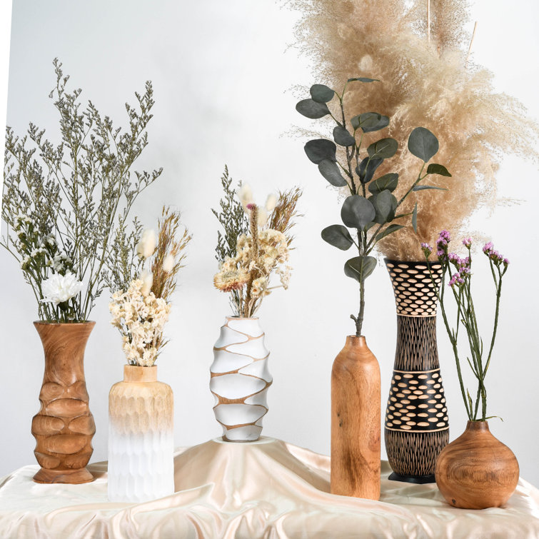 Dakota Fields Amoz Handmade Wood Table Vase Wayfair Canada